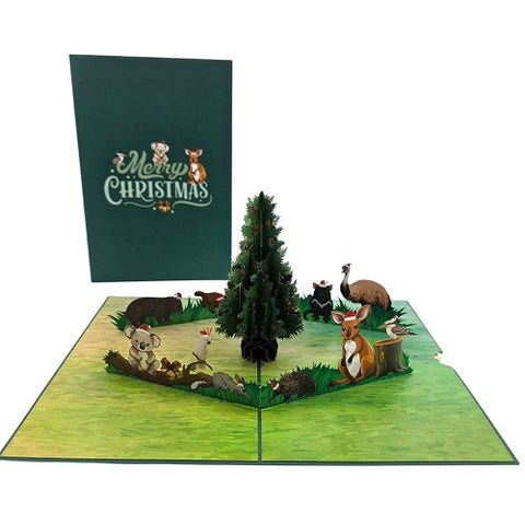 Pop Up Card : An Australian Christmas