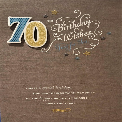 70th Birthday Wishes
