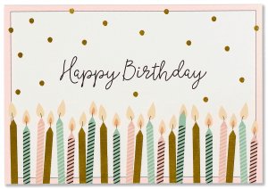 Happy Birthday Card Set - Candles