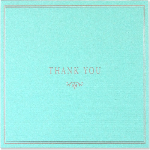 Thank You Card Set - Blue Elegance