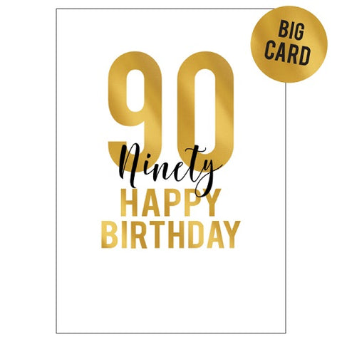 Large Card : 90 Happy Birthday