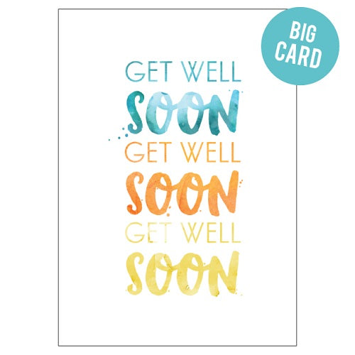 Large Card : Big Get Well Trio