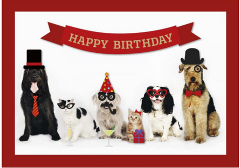 Happy Birthday - Dogs
