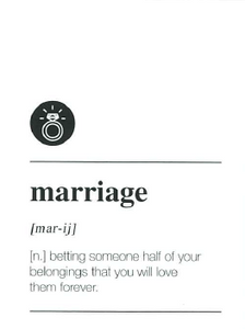 Large Card : Marriage