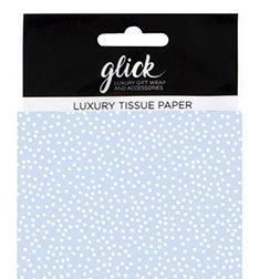 Luxury Tissue Paper : Dots - Blue