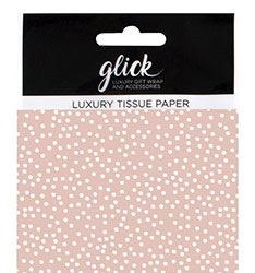 Luxury Tissue Paper : Dots - Pink