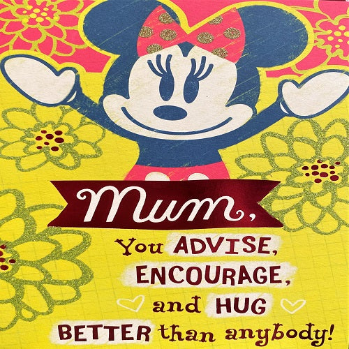 Advise, Encourage and Hug - Minnie Mouse