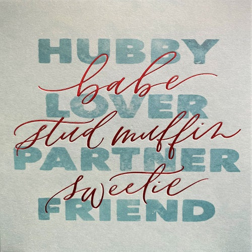 Hubby Lover Partner Friend