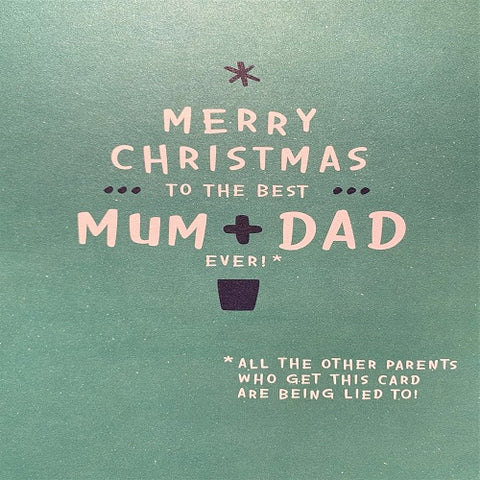 Best Mum + Dad Ever!