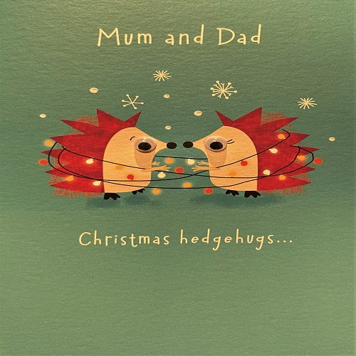 Mum and Dad Christmas Hedhehugs...