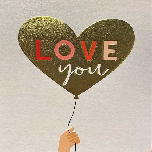 Love You - Heart Balloon