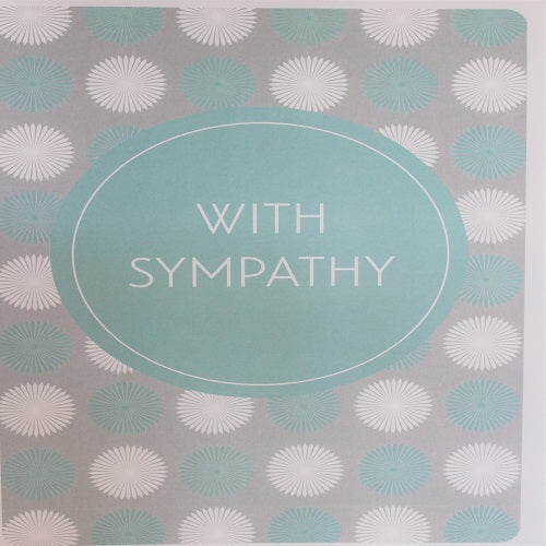 Large Card : With Sympathy