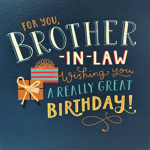 For You, Brother-in-law