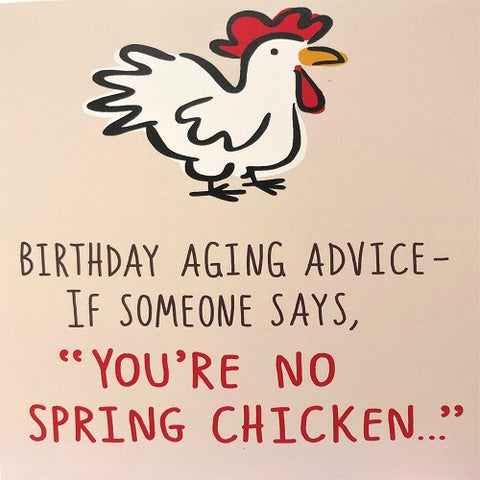 Birthday Aging Advice
