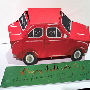 Father's Day Pop-Up Car Card