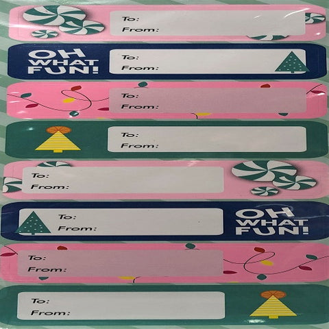 Gift Stickers : Oh What Fun!