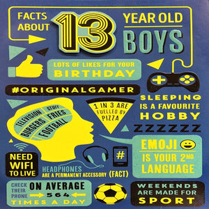 Facts About 13 Year Old Boys