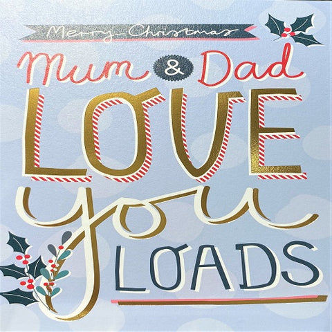 Merry Christmas Mum & Dad