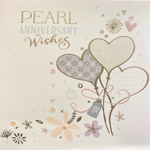 Pearl Anniversary Wishes