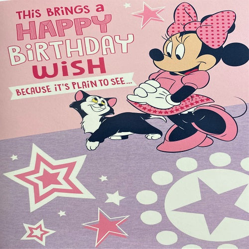 Happy Birthday Wish - Minnie Mouse