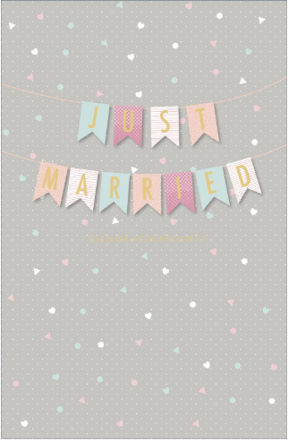 Large Card : Just Married
