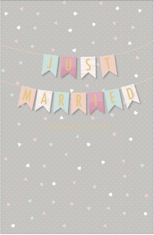 Large Card : Just Married