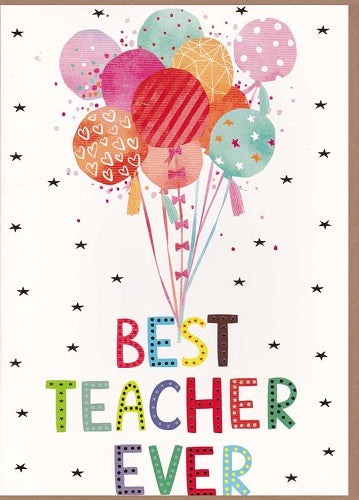 Large Card: Best Teacher Ever