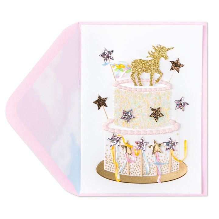 Unicorn Glitter Cake