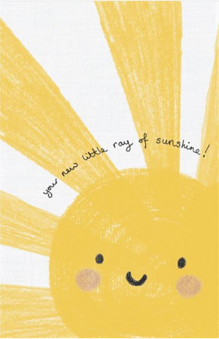 Large Card : Your New Little Ray of Sunshine!
