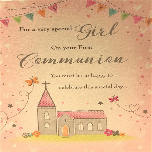 On Your First Communion Day - Girl