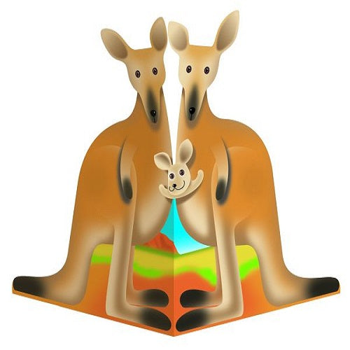 3D Card : The Roos