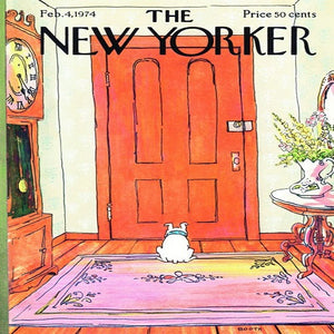 New Yorker : Dog at Door