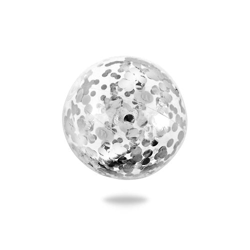 Minnidip - Confetti Beach Ball - Silver