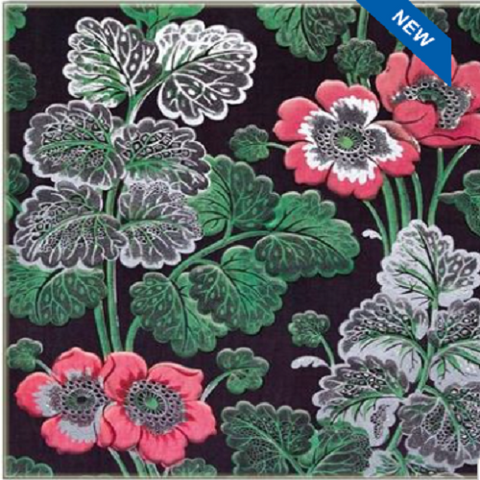 V&A : Poppies Furnishing Fabric