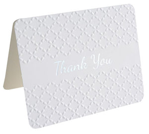 Thank You Pack - Foil, Embossed White